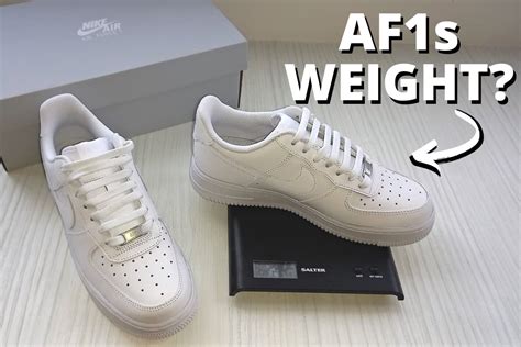 Nike Air Force ones weight